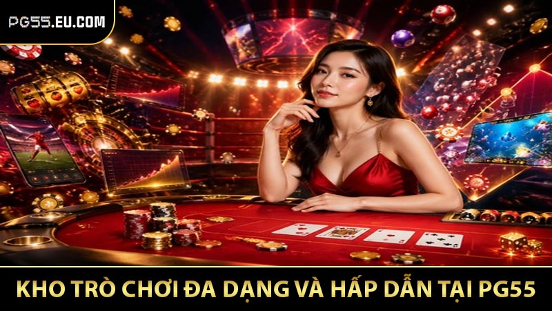 Kho trò chơi đa dạng và hấp dẫn tại PG55